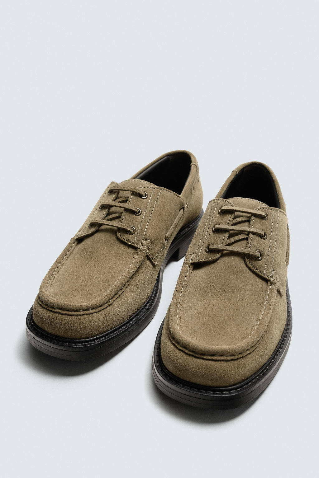 LEATHER SMART DECK SHOES - Zara фото 5
