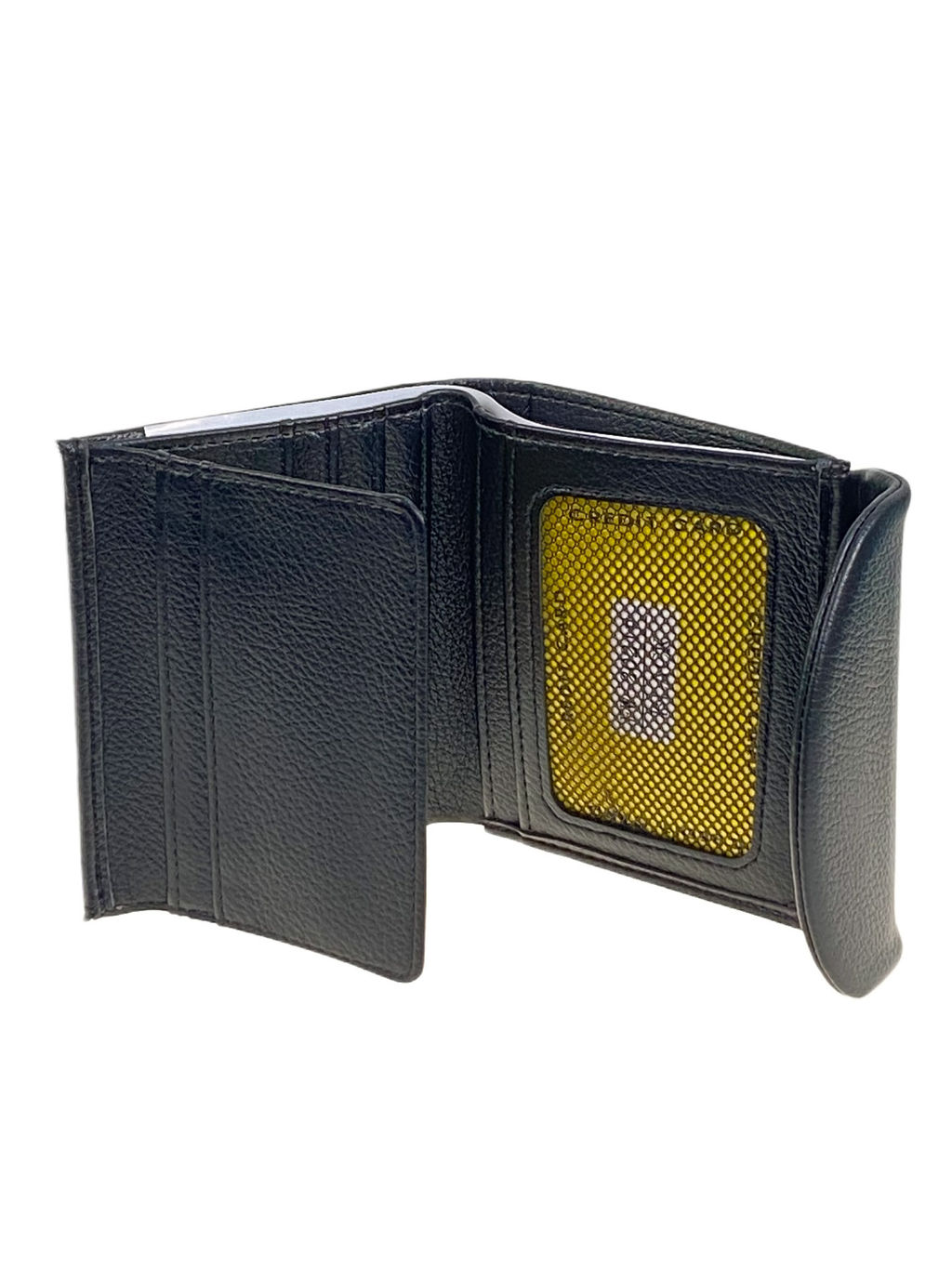 Женское портмоне из натуральной кожи, цвет черный - Greta фото 2