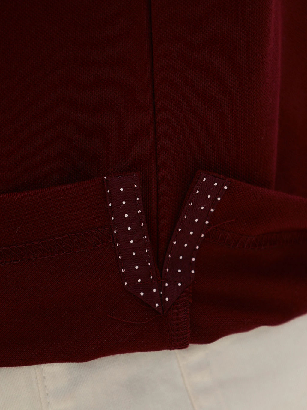 Джемпер мужской с воротником поло короткий рукав GREG G144-PO1246T-SA2081 (бордо)  фото 4