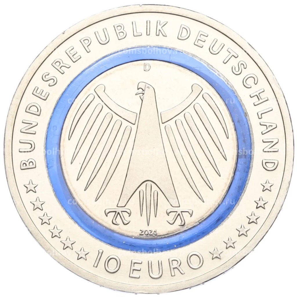 10 евро 2024 года D Германия На службе общества Полиция