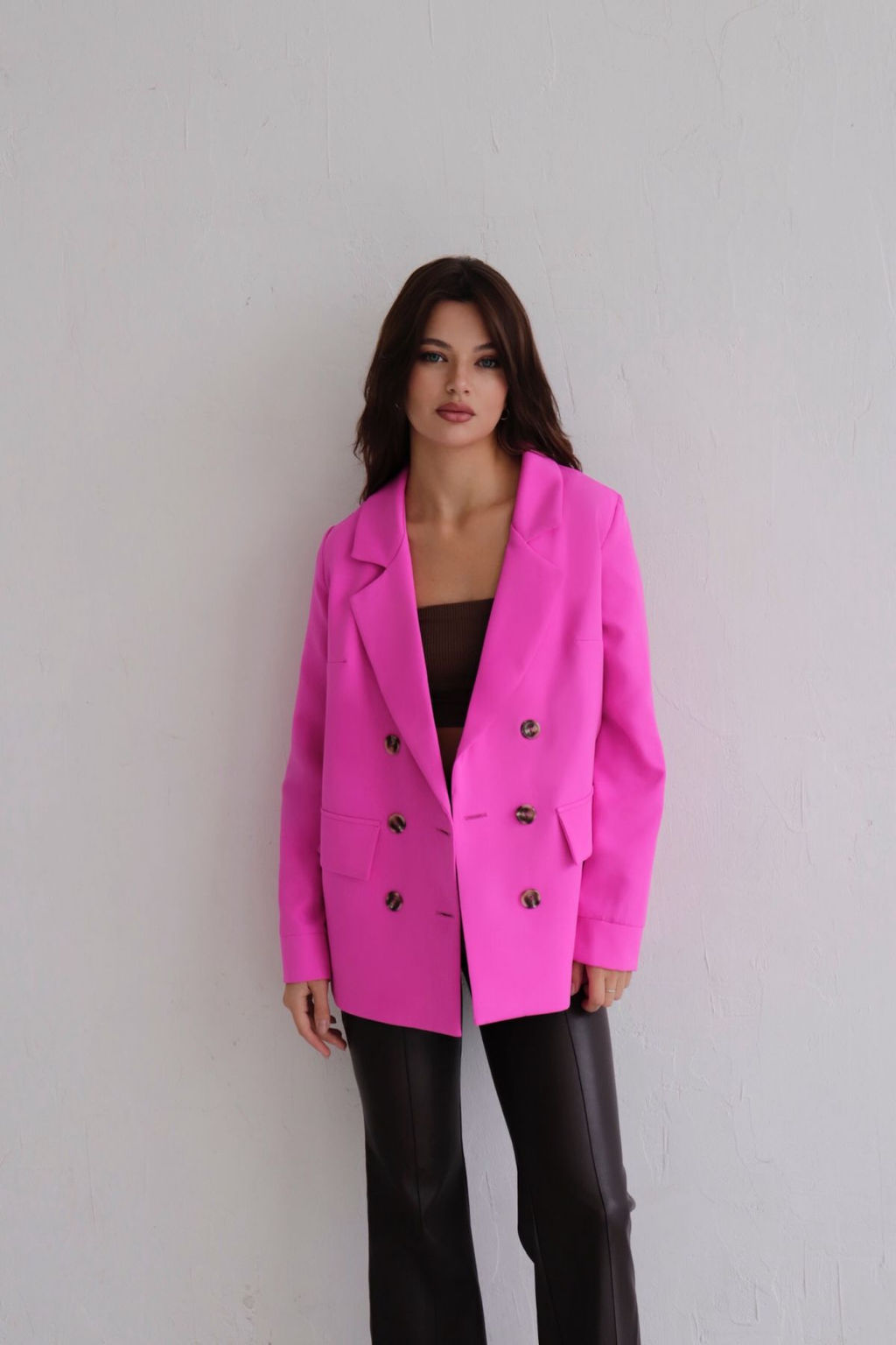 Двубортный жакет с английским воротником - Martichelli фото 165