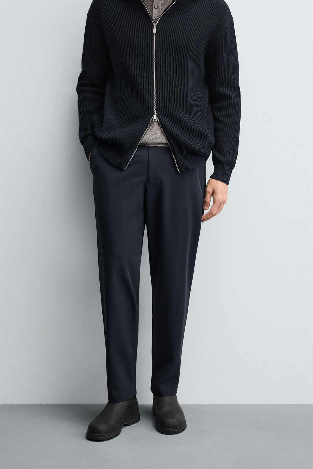 COMFORT TEXTURED TROUSERS - Zara фото 2