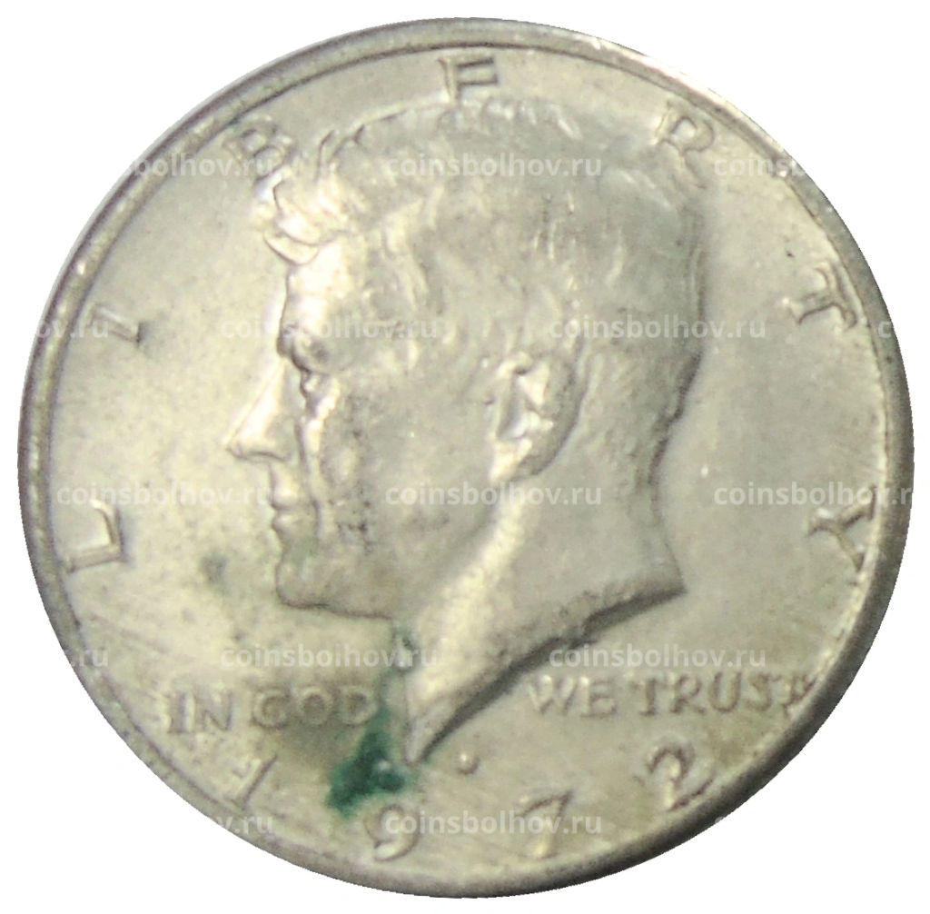 1/2 доллара (50 центов) 1972 года D США