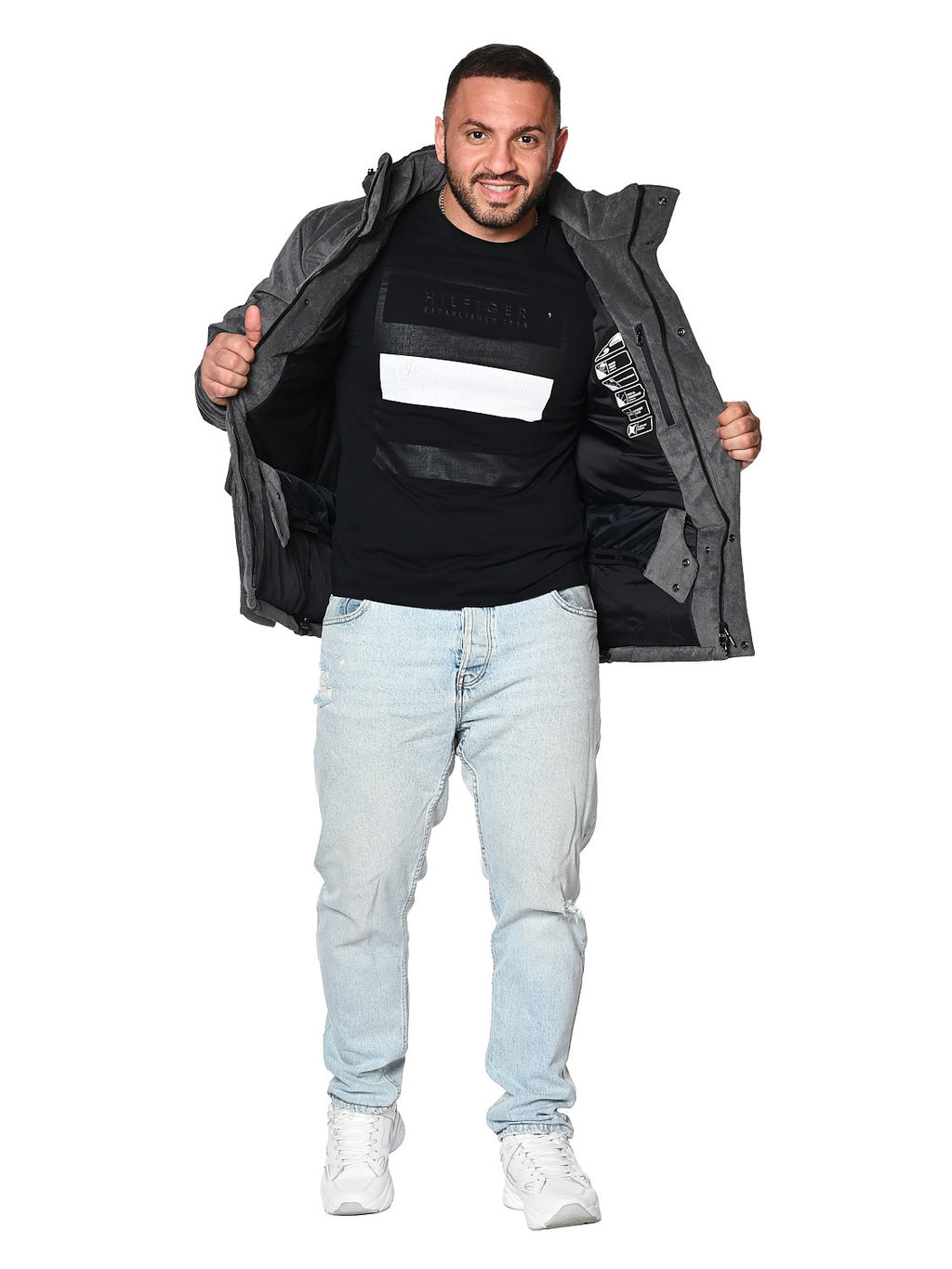 Куртка A-0183 Серый