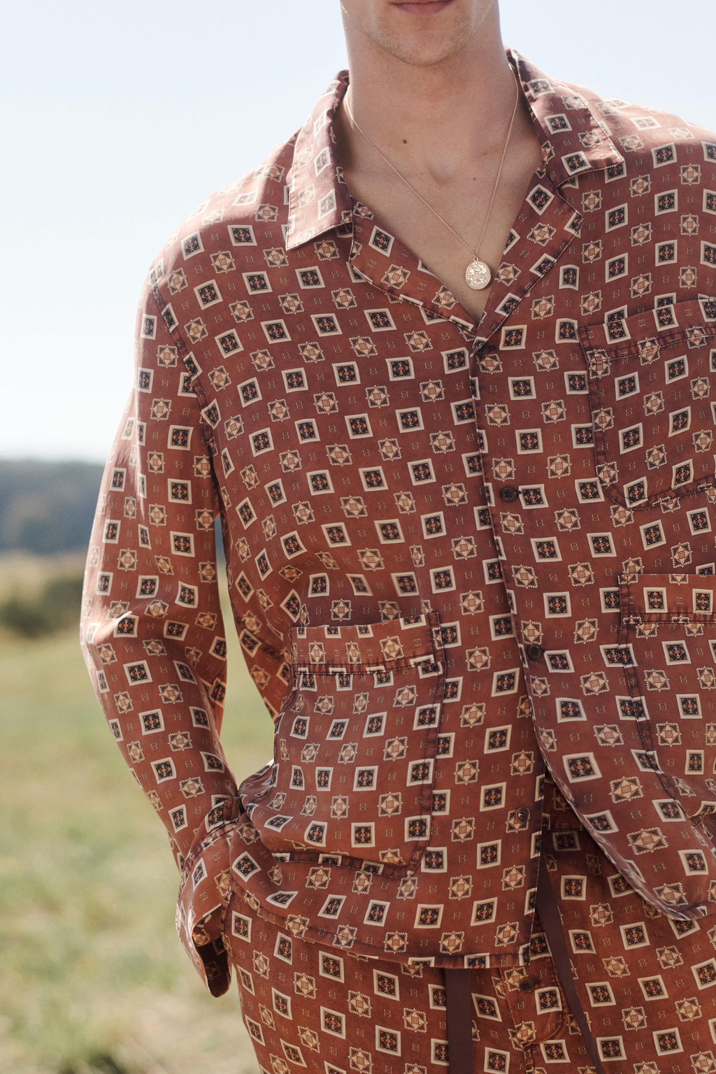 100% SILK PRINTED SHIRT LIMITED EDITION - Zara фото 2