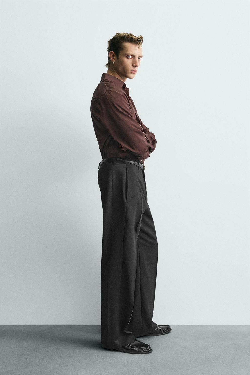 RELAXED FIT 100% SILK SHIRT LIMITED EDITION - Zara фото 4