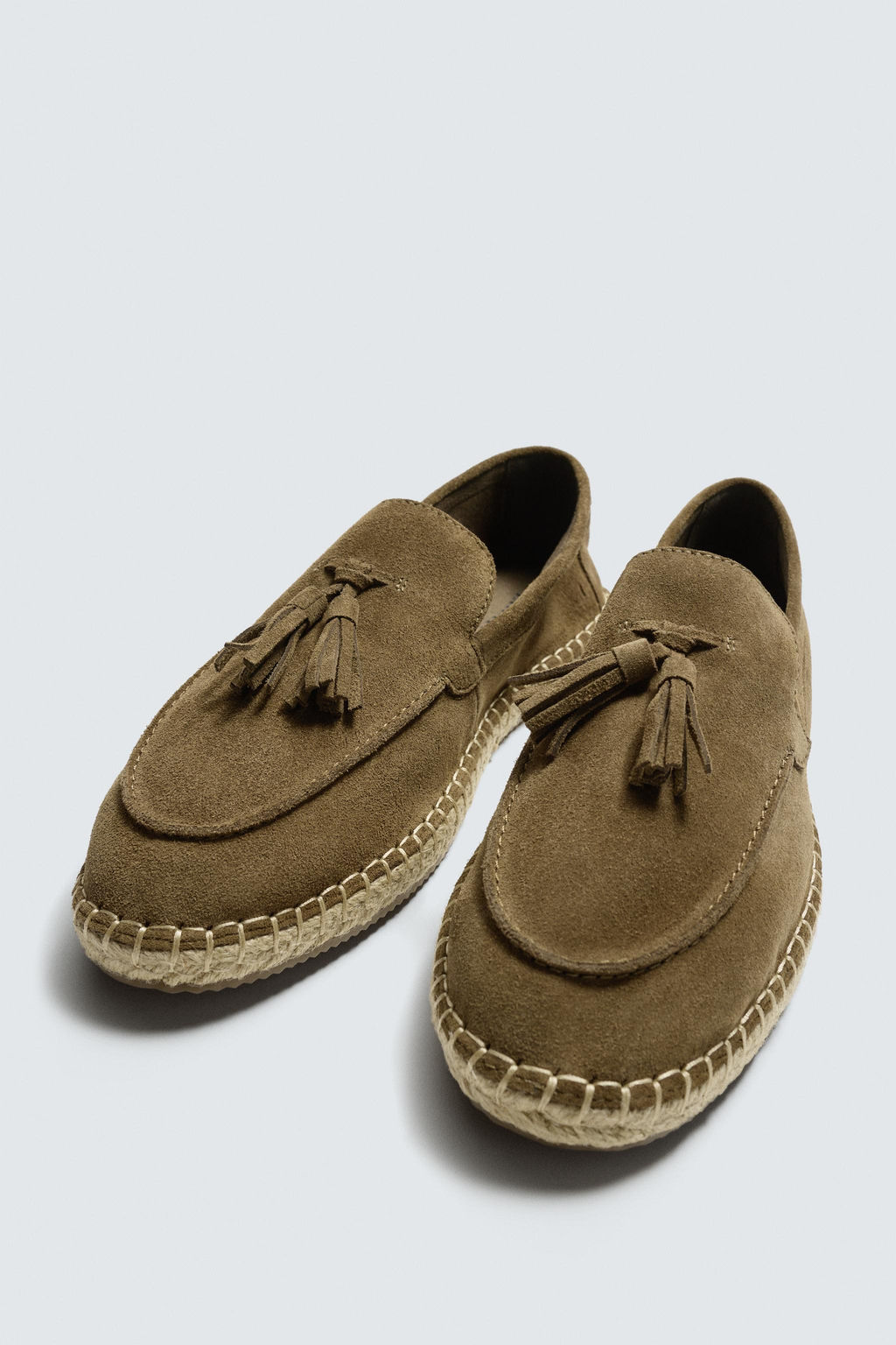 MOCAS?N PIEL CASUAL BORLAS / Beige - Zara фото 2