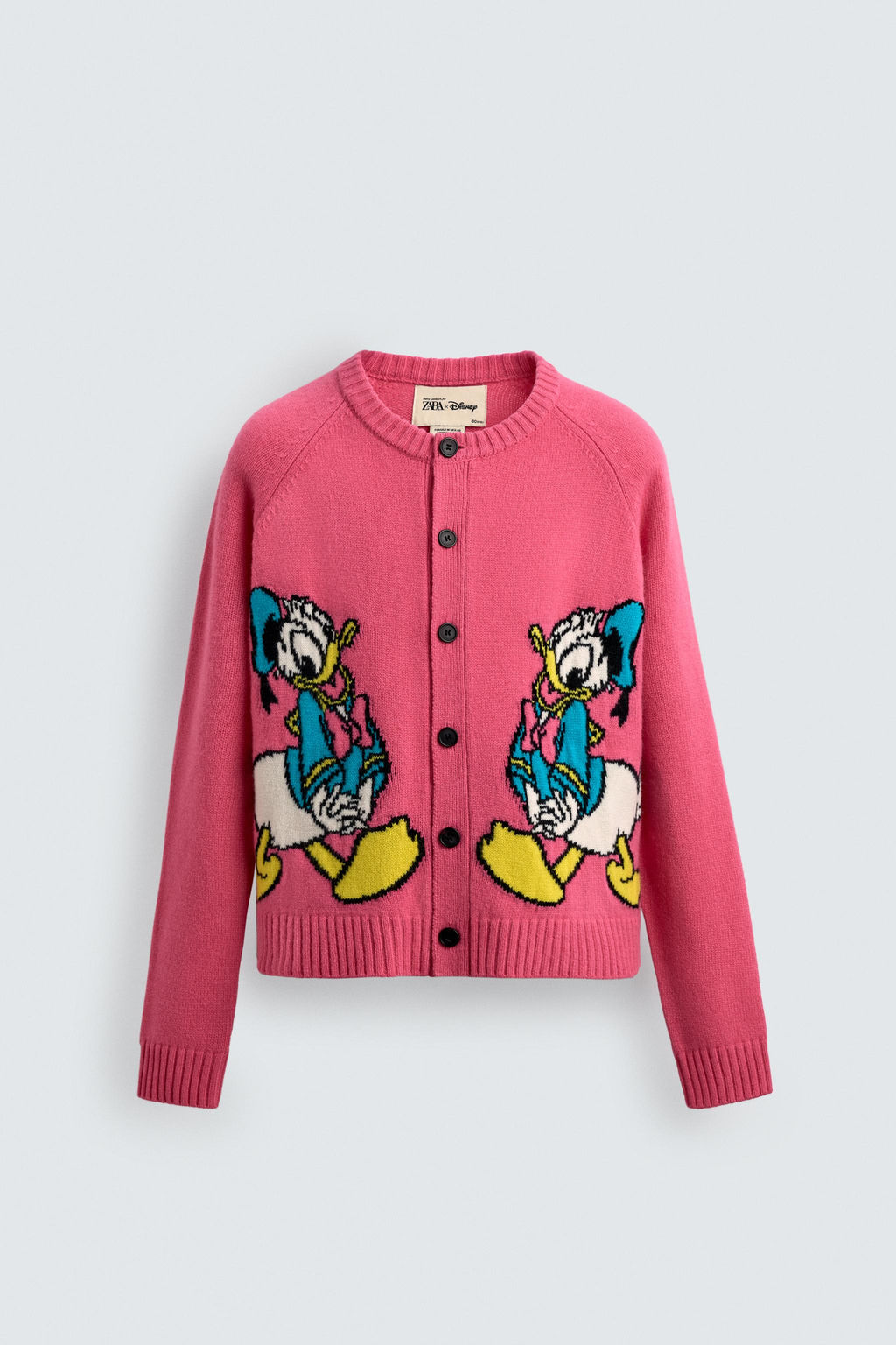 DONALD DUCK WOOL CARDIGAN HARRY LAMBERT FOR ZARA X DISNEY  фото 8