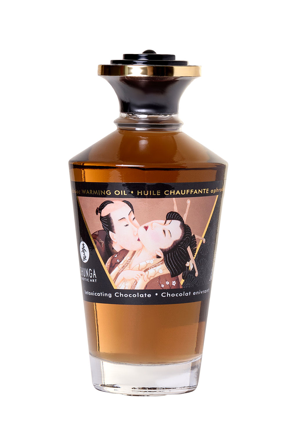 Масло массажное для тела Shunga Пьянящий шоколад (Intoxicating Chocolate), разогревающее, 100 мл