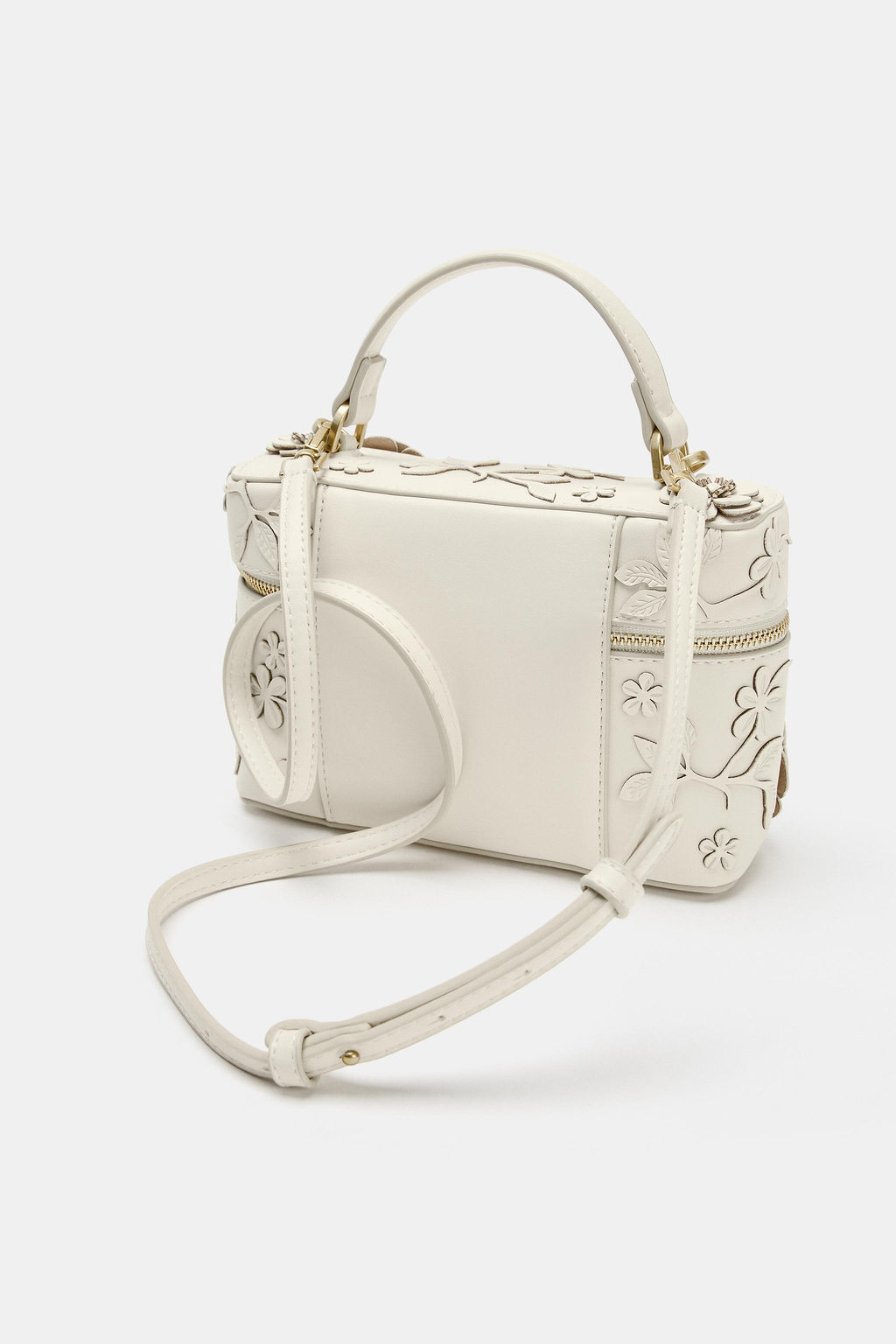 BOLSO VANITY FLORES / Crudo - Zara фото 4