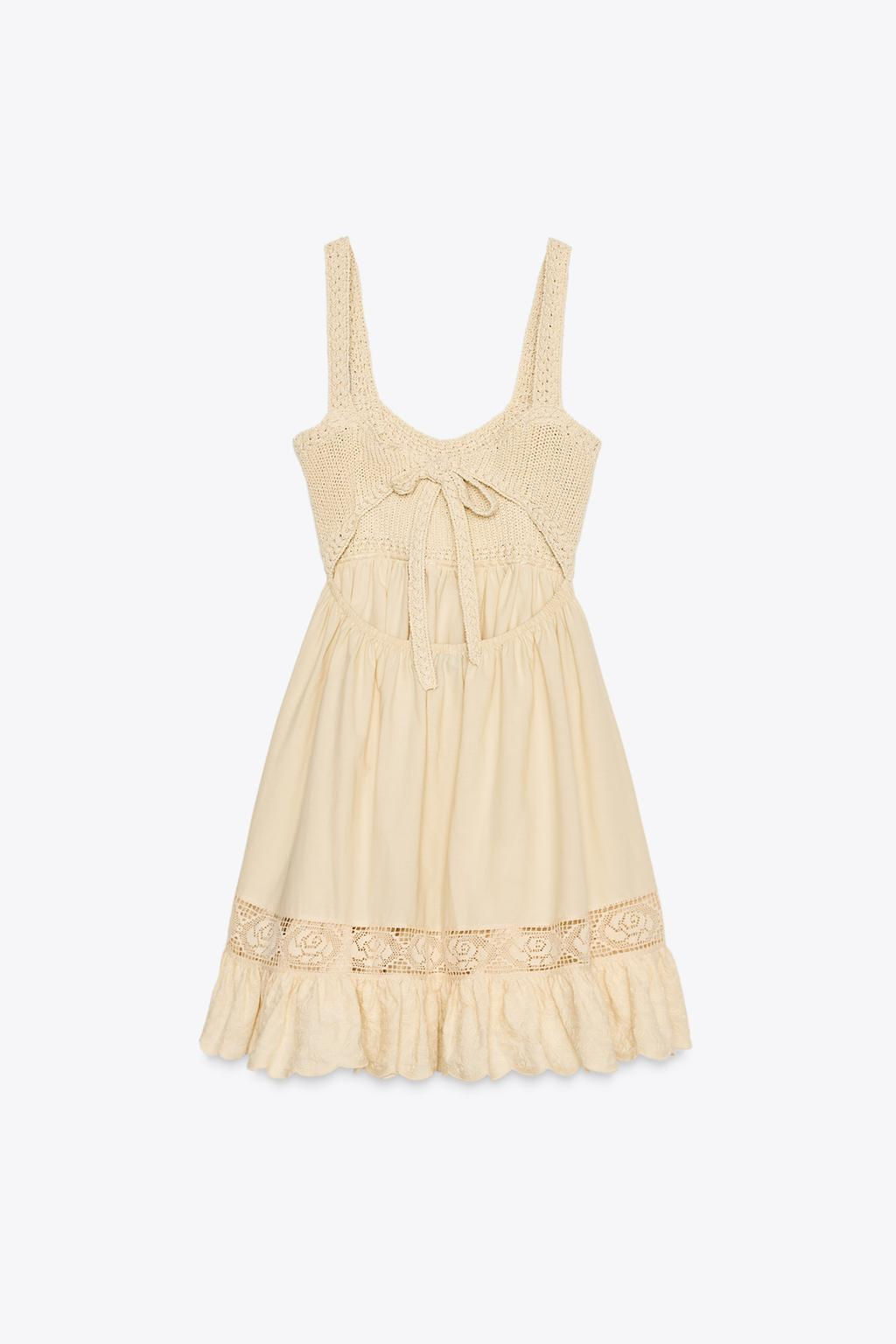 COMBINED KNIT DRESS - Zara фото 7