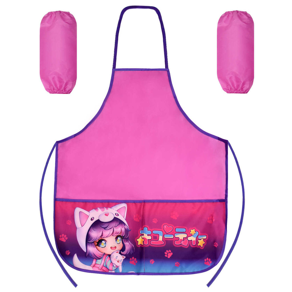 Фартук с нарукавниками для уроков труда и рисования Феникс+ (с нарукавниками арт. 66226/ 24 ЧИБИ (фа