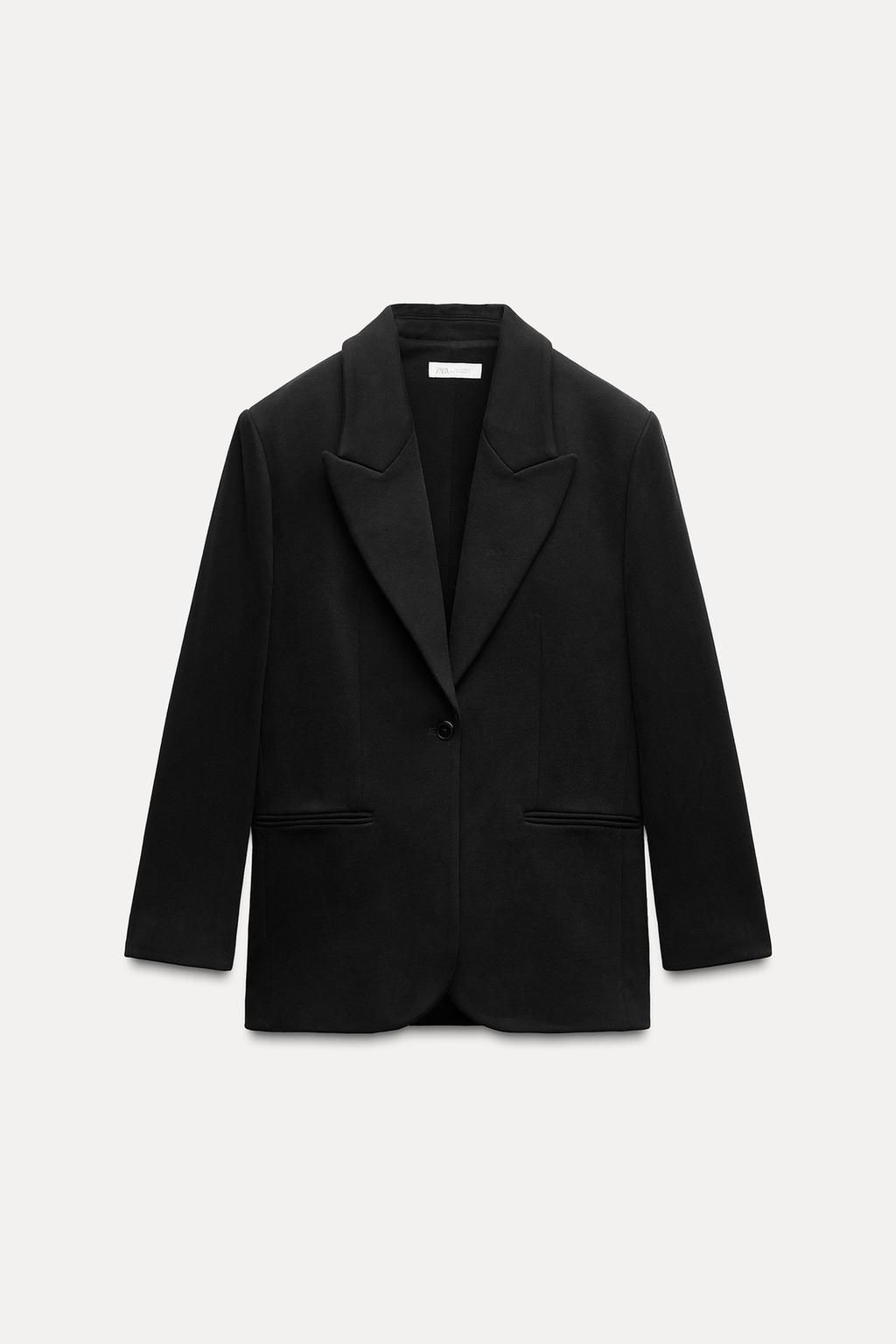 OVERSIZE FLEECE BLAZER - Zara фото 5