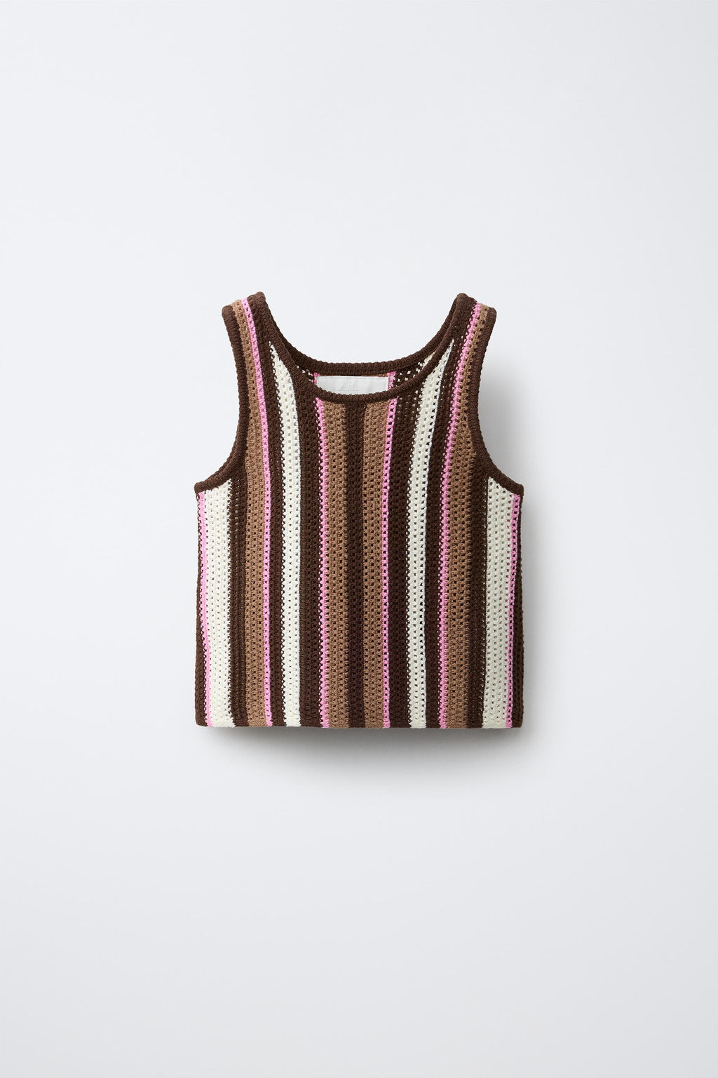 TOP PUNTO RAYAS / Khaki - Zara фото 8