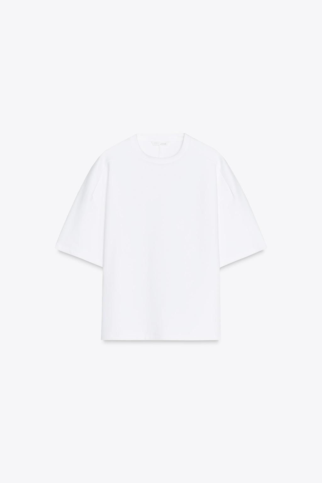SHORT SLEEVE INTERLOCK SWEATSHIRT - Zara фото 6