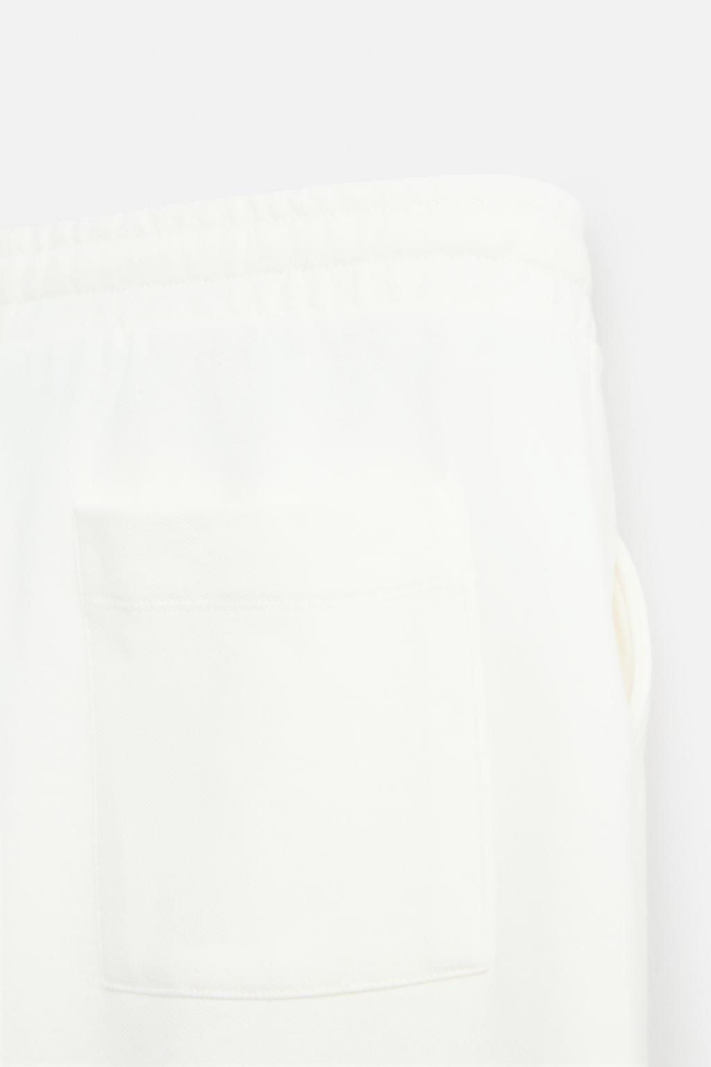 STITCHED JOGGER BERMUDA SHORTS - Zara фото 10