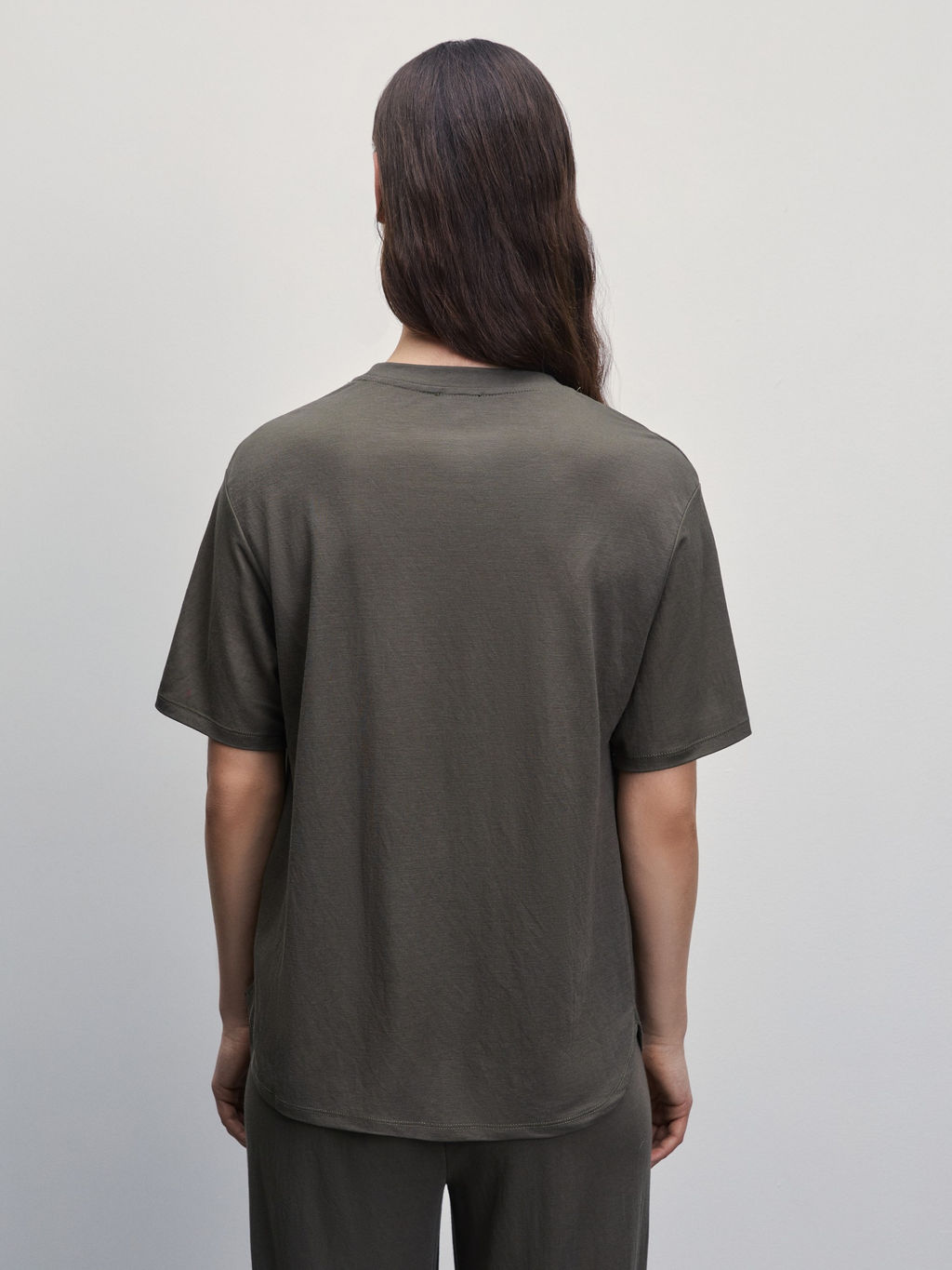 Топ прямого кроя с коротким рукавом / Zarina  фото 5