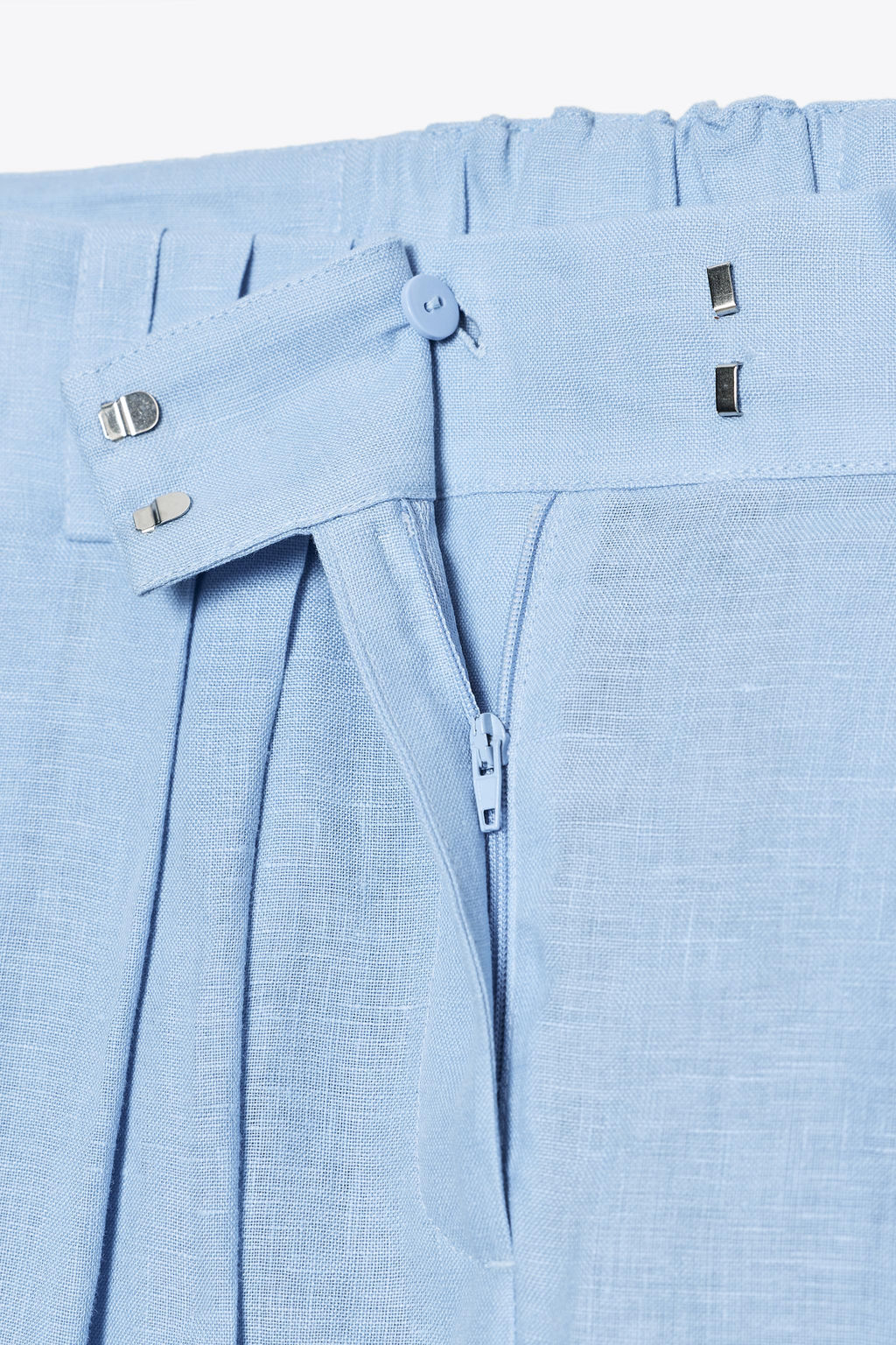 100% LINEN SHORTS ZW COLLECTION - Zara фото 13