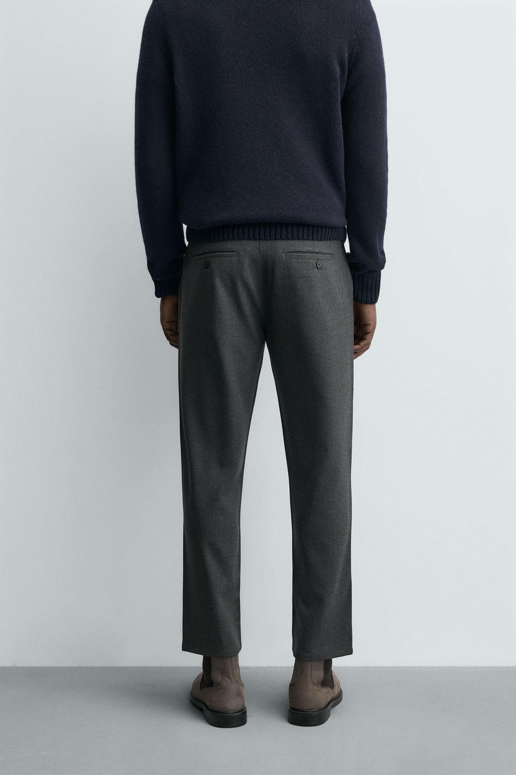 TEXTURED COMFORT TROUSERS - Zara фото 3