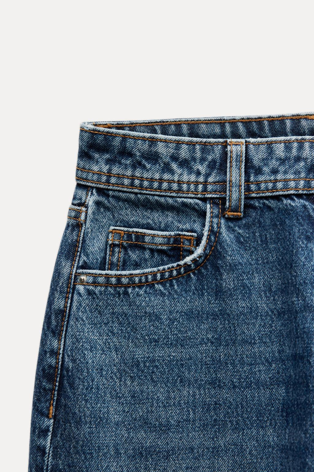 Z1975 MOM-FIT HIGH-WAIST JEANS - Zara фото 6