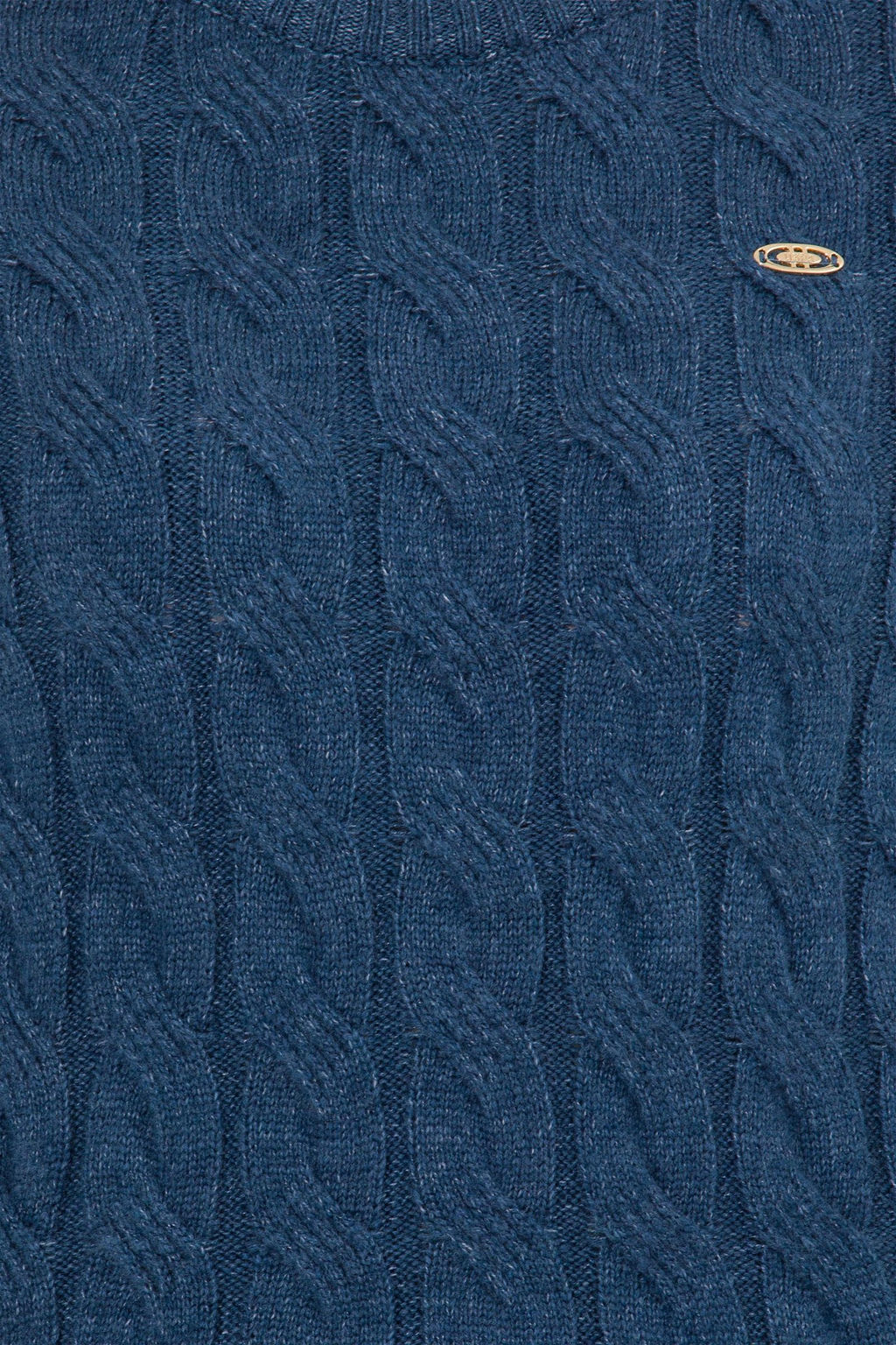 U. S. Polo Assn Женский синий свитер с круглым вырезом - U.s. polo assn фото 12