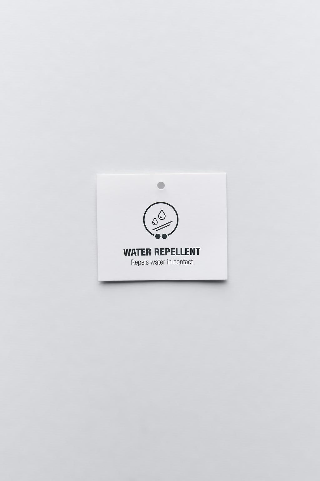 WATER-REPELLENT RUBBERISED JACKET - Zara фото 5