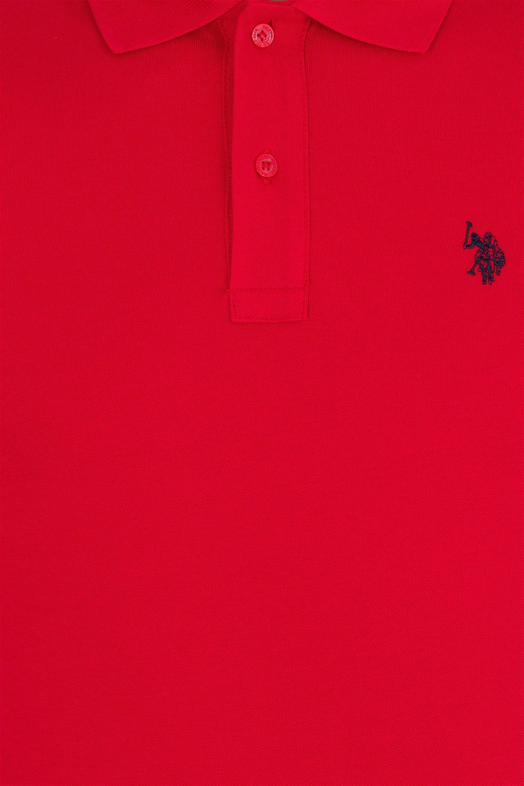 U. S. Polo Assn Мужская красная базовая футболка с воротником-поло - U.s. polo assn фото 12