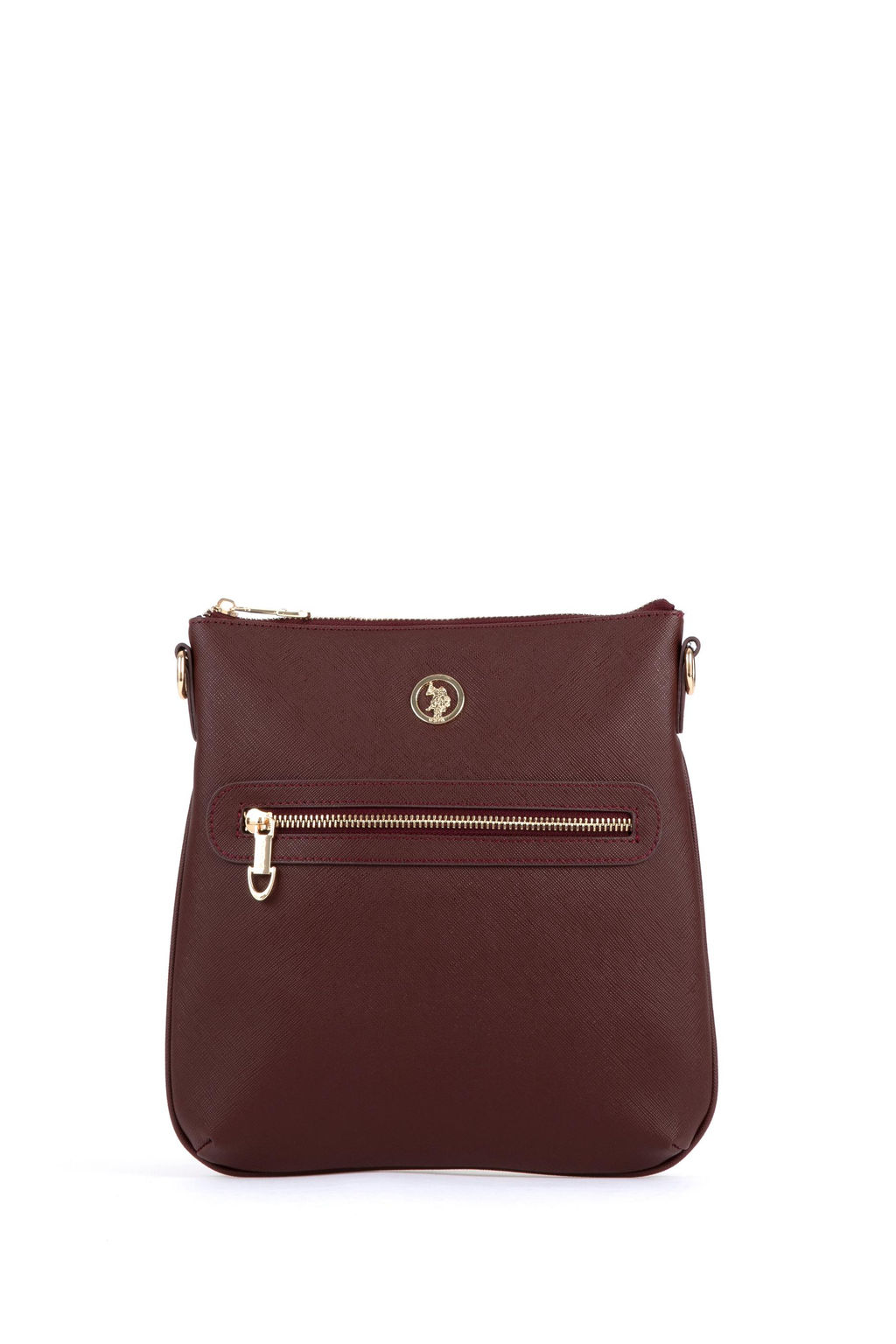 Женская бордовая сумка через плечо Неожиданная скидка в корзине - U.s. polo assn фото 3