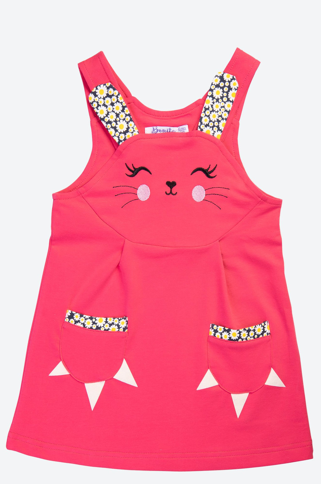 Сарафанчик из футера двухнитки для девочки Bonito