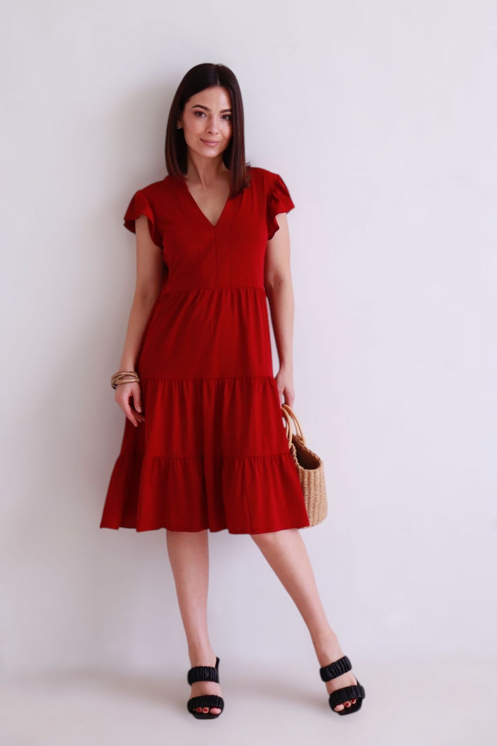 Martichelli Платье красное  фото 5