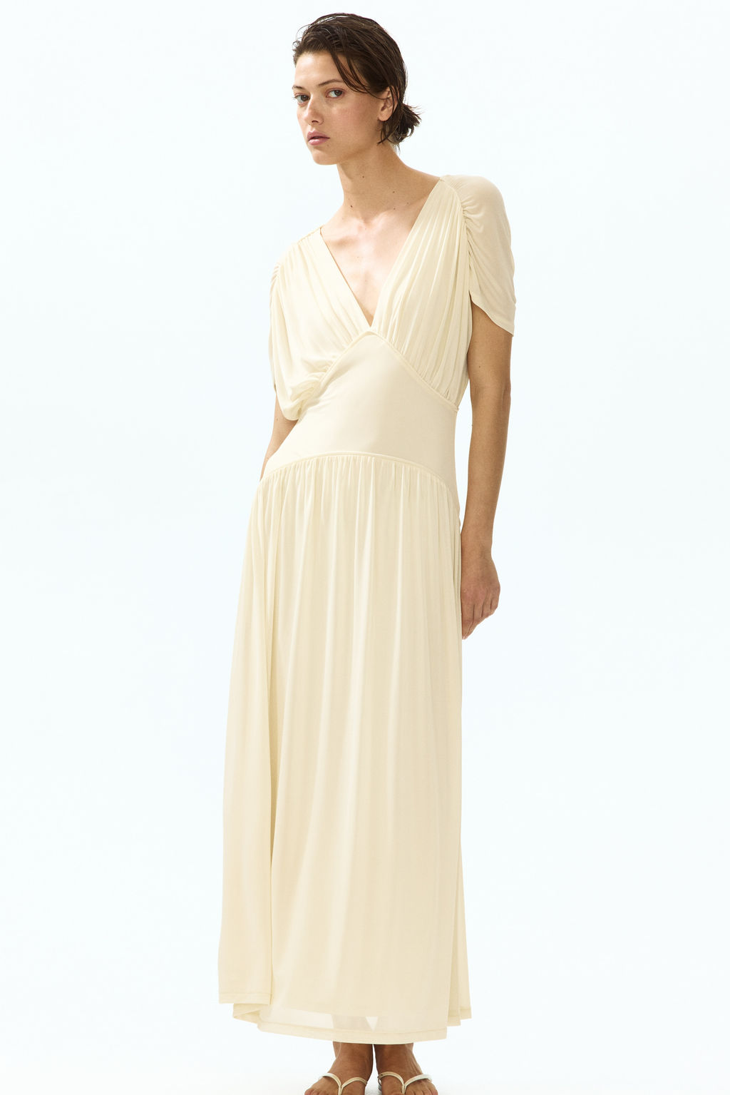 Vestido midi en punto vaporoso - H&m фото 5