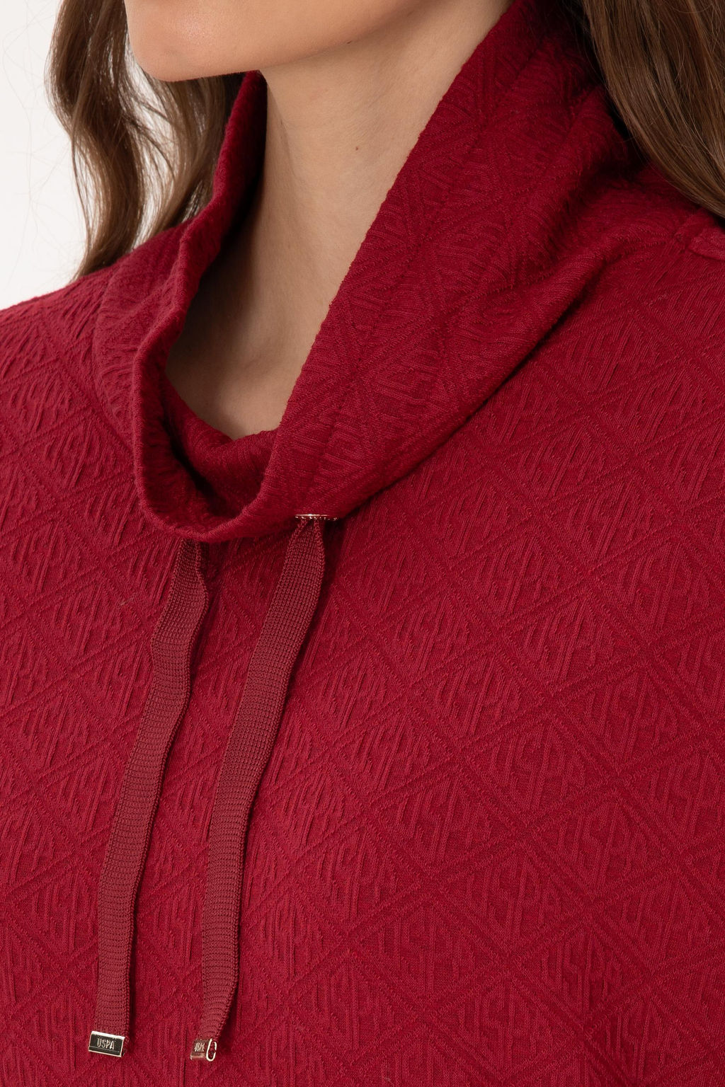 Kad_n Bordo Sweatshirt - U.s. polo assn фото 7