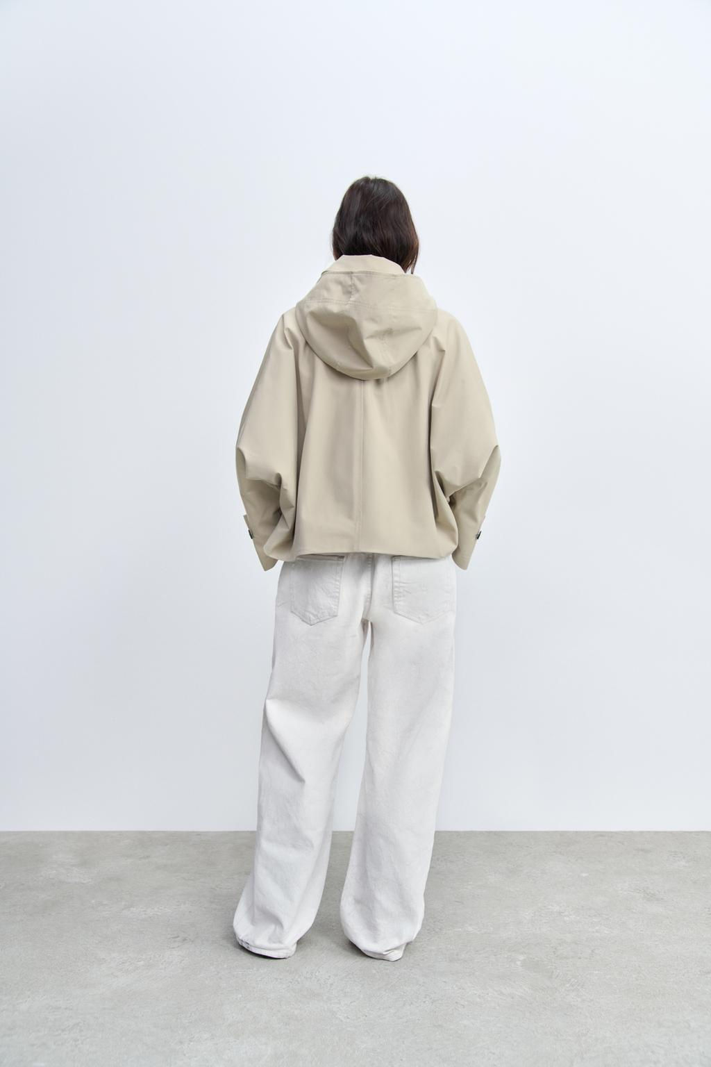 ZW COLLECTION WATER-REPELLENT TRENCH COAT - Zara фото 3