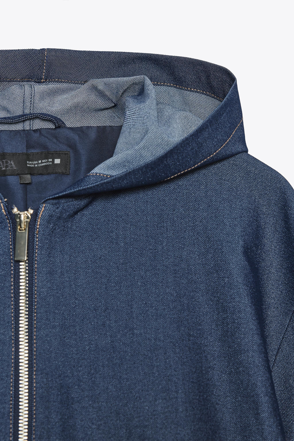 HOODED BOMBER JACKET - Zara фото 8