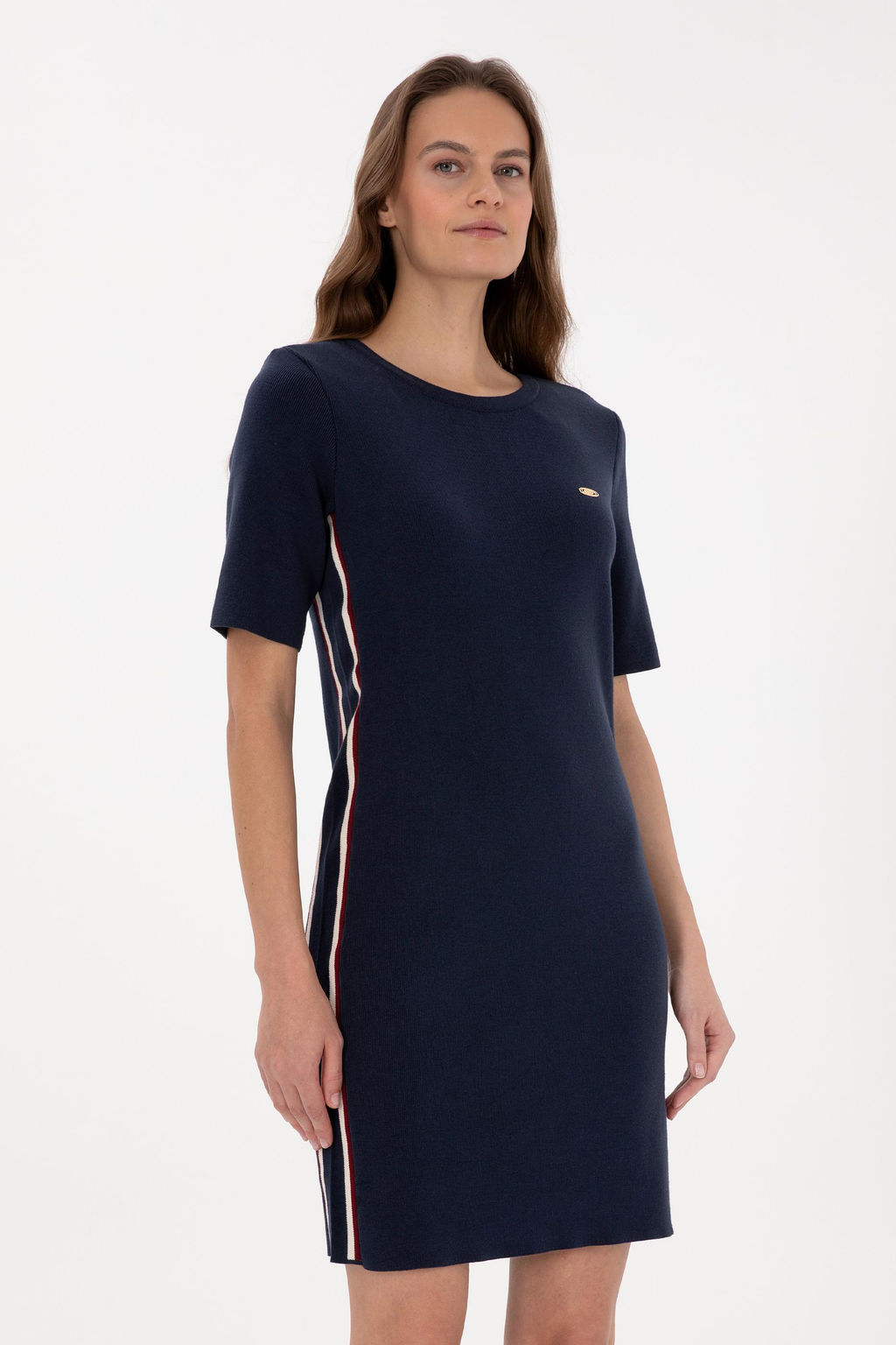 Kad_n Lacivert Triko Elbise - U.s. polo assn фото 2