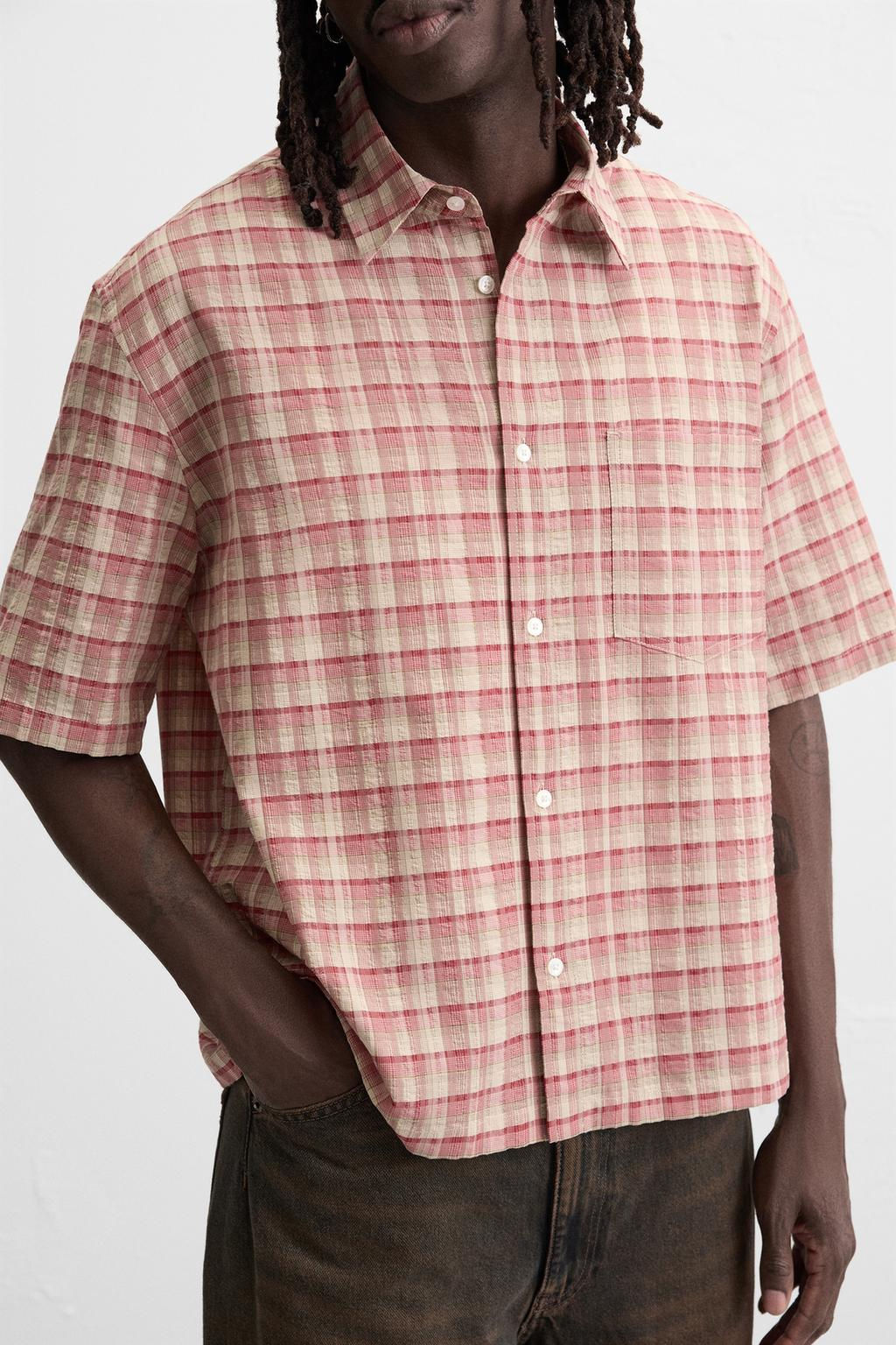 CHECK SHIRT - Zara фото 5