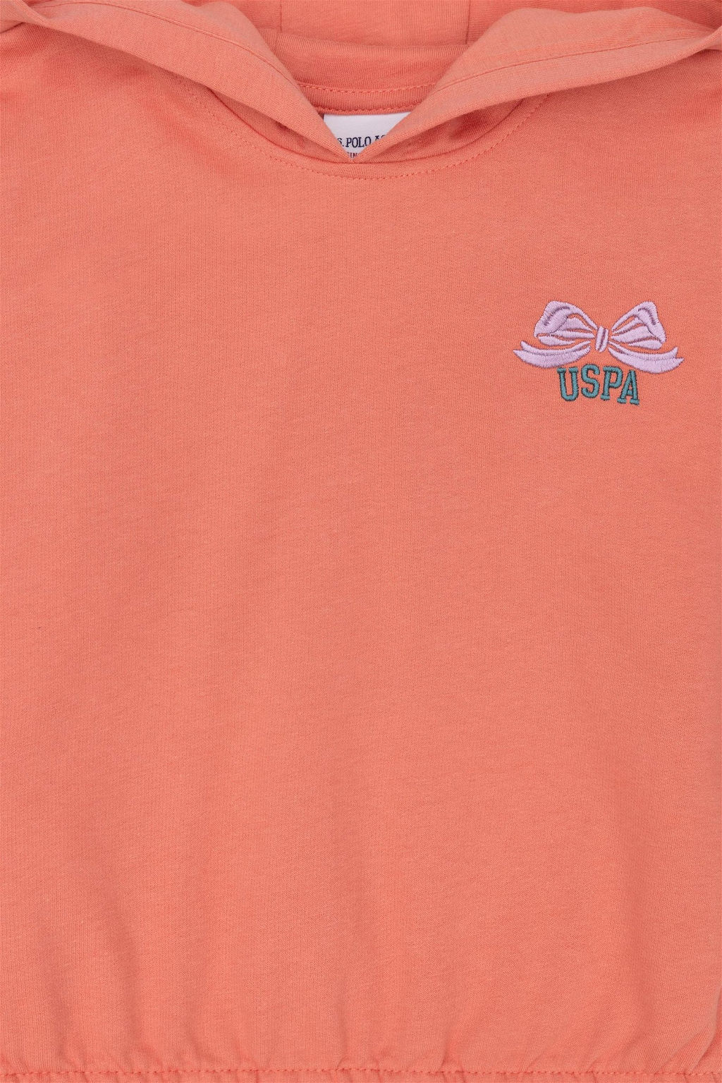 U. S. Polo Assn Толстовка с капюшоном цвета лосося для девочек - U.s. polo assn фото 10