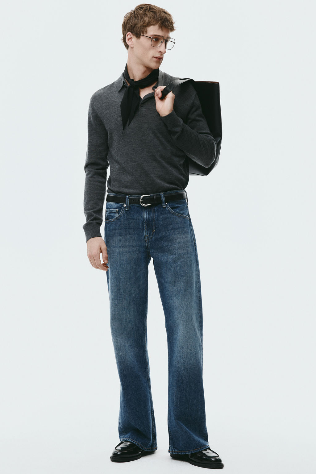 Relaxed Bootcut Jeans - H&m фото 6