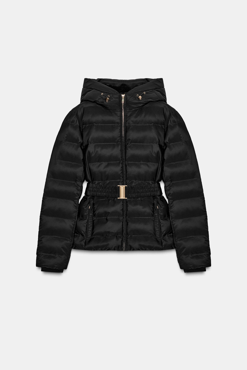 WATER-REPELLENT WINDPROOF FITTED SHORT ANORAK - Zara фото 7