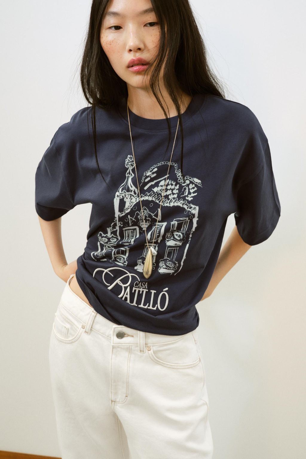 CASA BATLL_ PRINT T-SHIRT - Zara фото 13