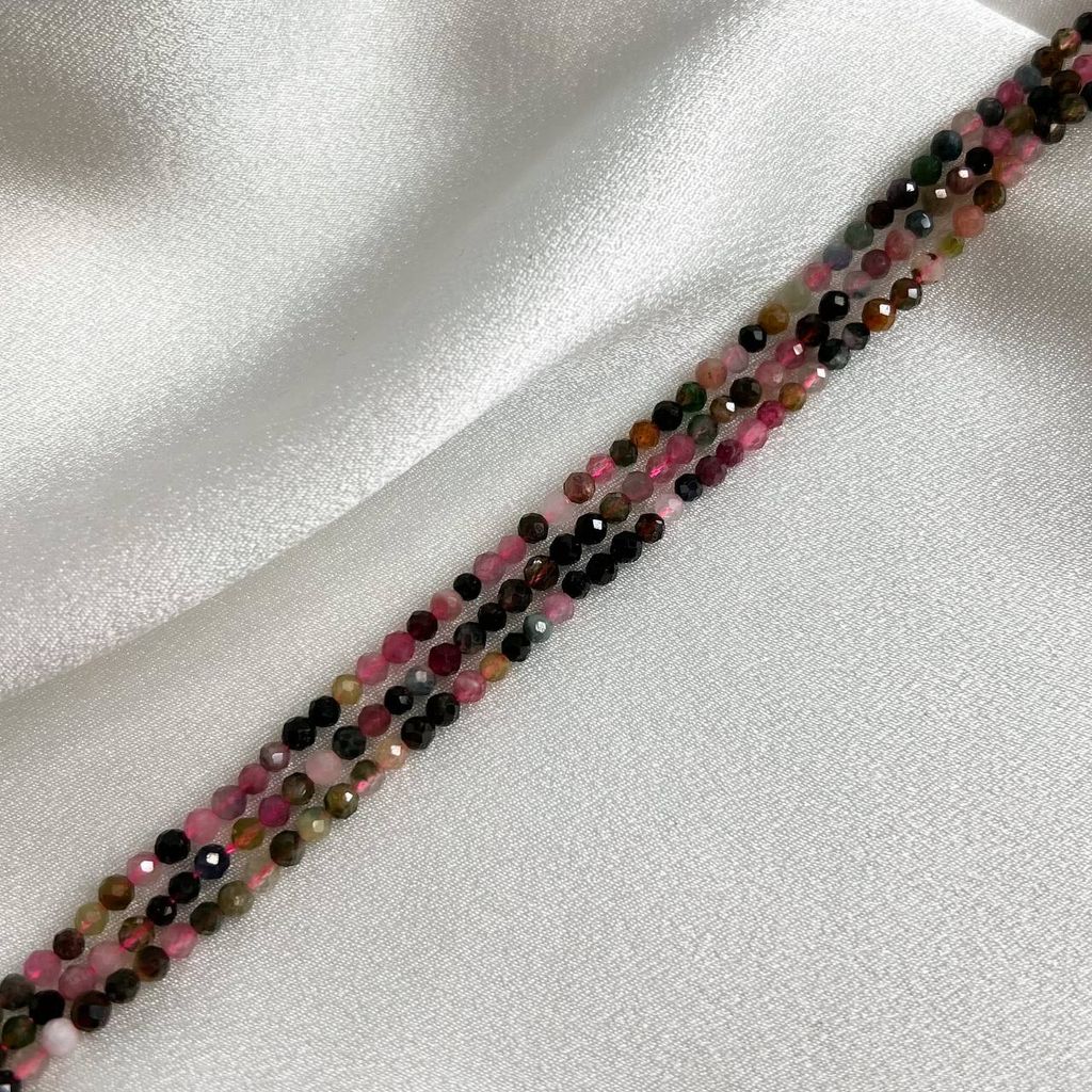 Бусины для украшений из Турмалина микс огранка
