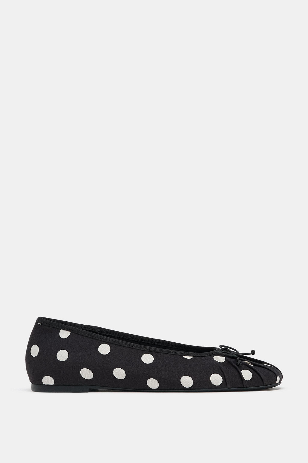 BALLET FLATS WITH POLKA DOTS AND BOW - Zara фото 4