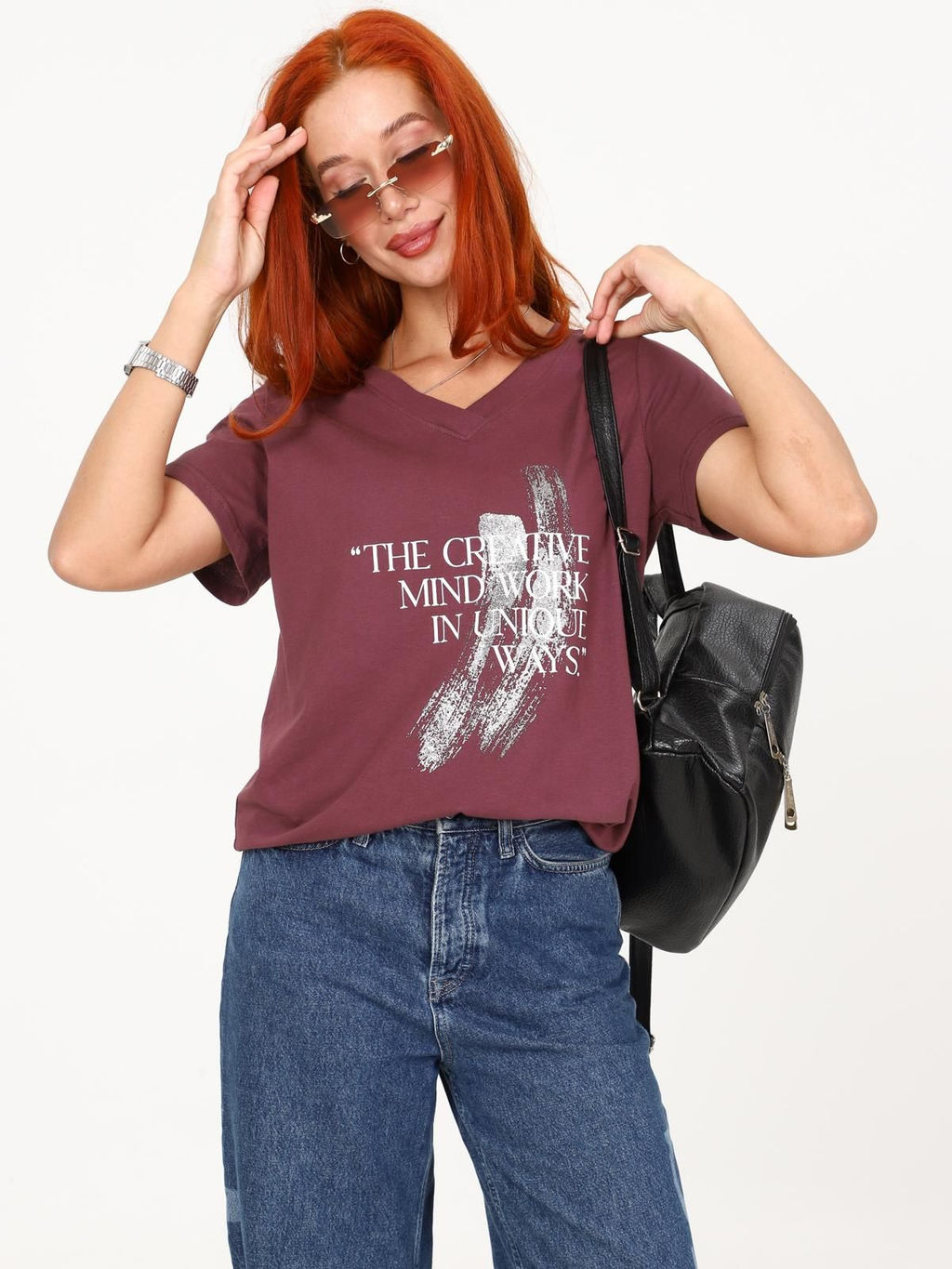 IV-CAPRIZ Сопряжение - футболка лиловый