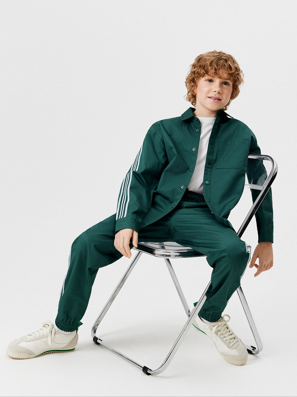 ACOOLA / Сорочка верхняя детская для мальчиков Dankan сине-зеленый фото 6