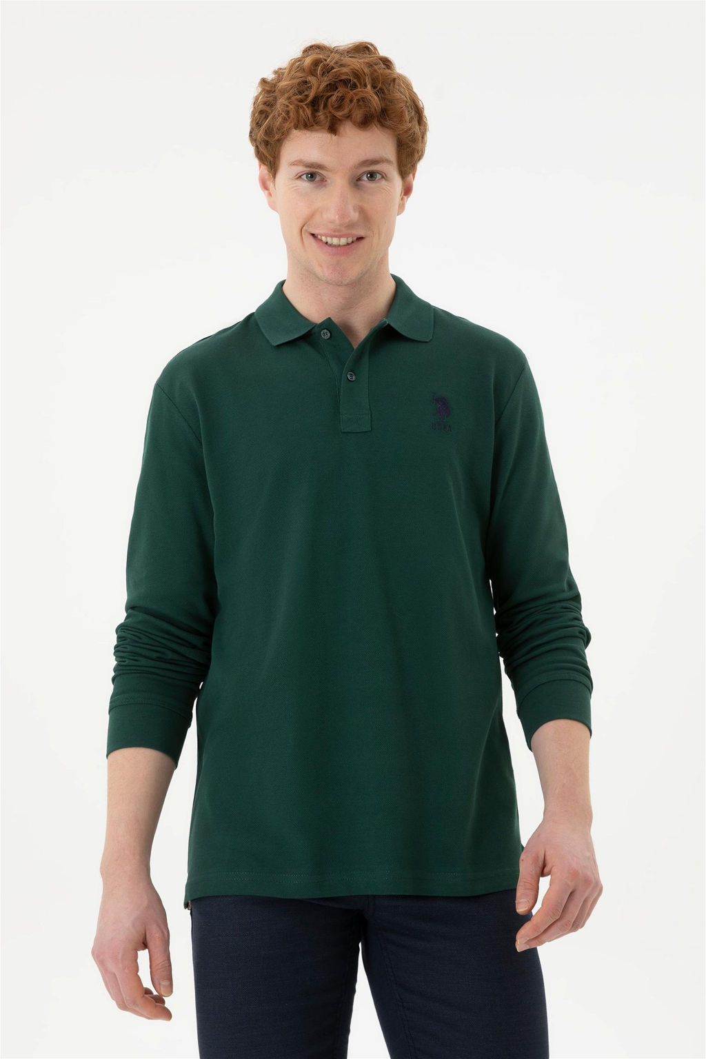 Мужской зеленый базовый свитшот Неожиданная скидка в корзине - U.s. polo assn фото 3