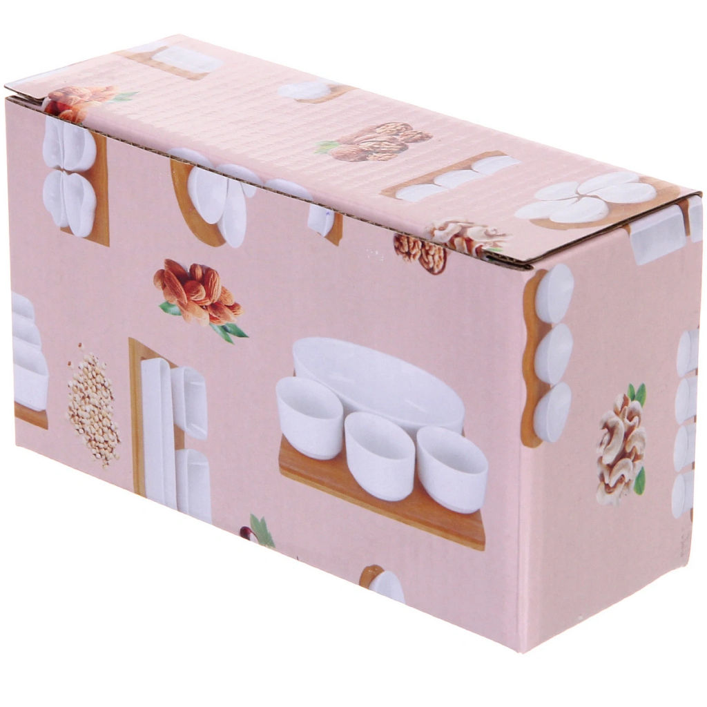 Набор для специй 2шт на бамбуковой подставке "White magic" круги