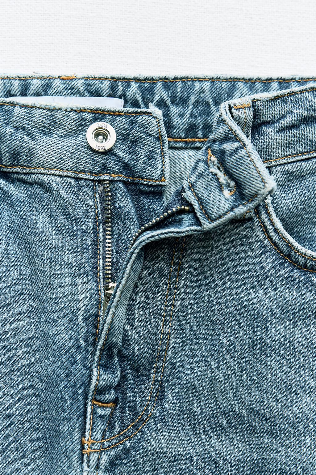 Z1975 STRAIGHT HIGH-WAIST ANKLE-LENGTH JEANS - Zara фото 8