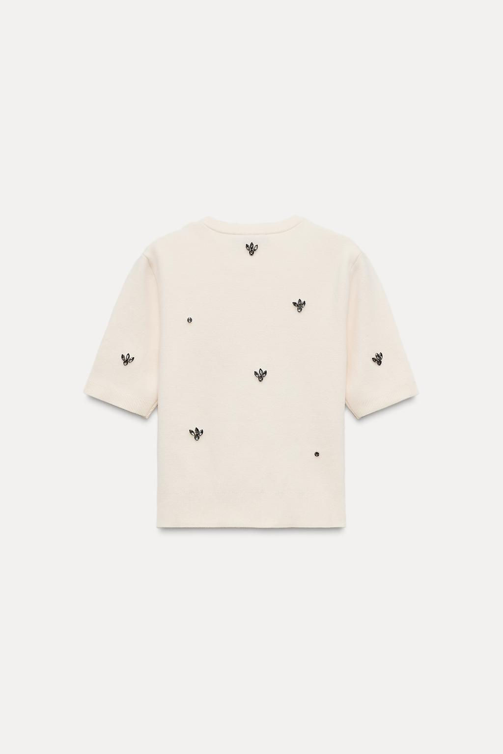 JEWEL BEAD KNIT TOP - Zara фото 2