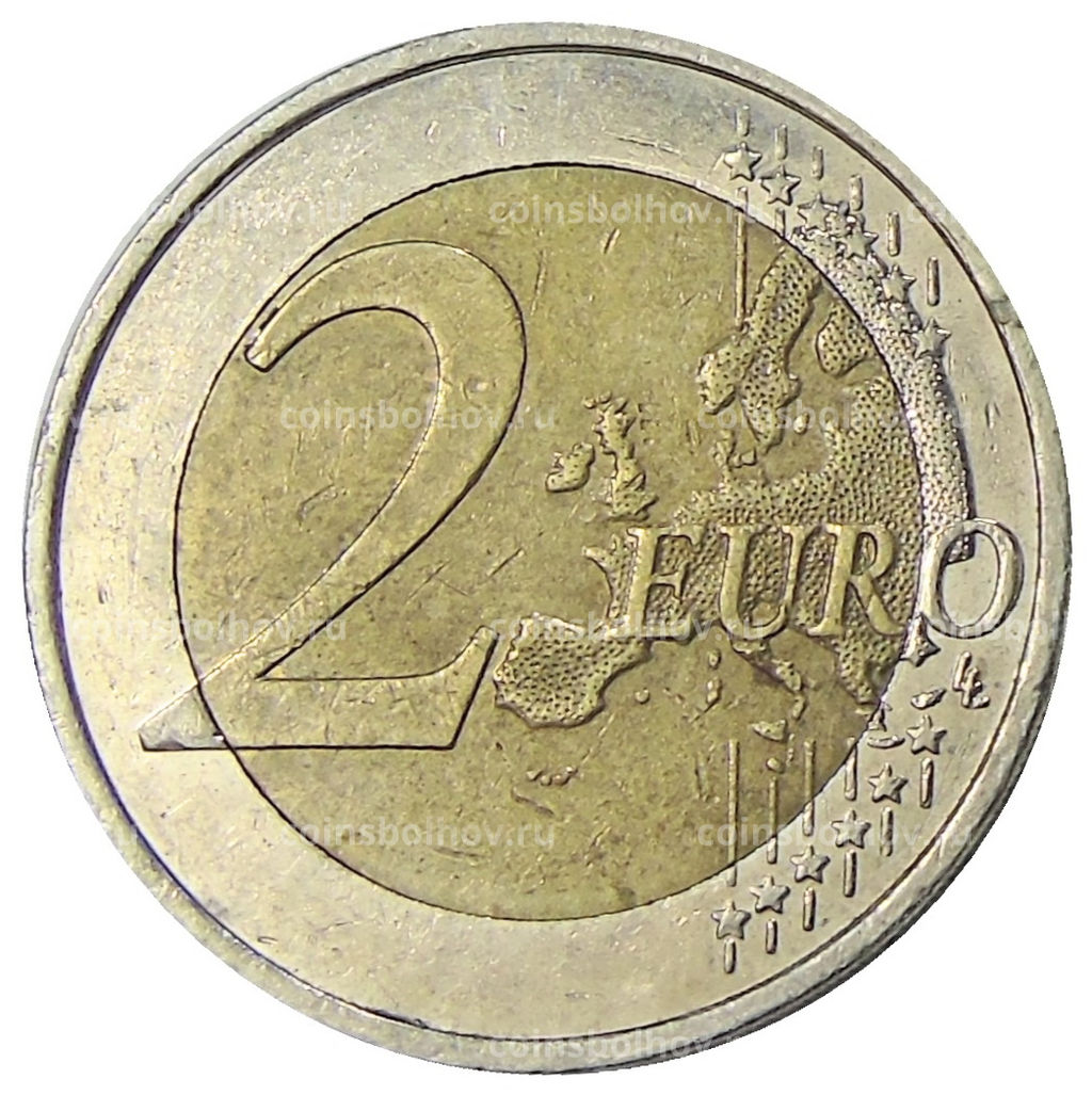 Монета 2 евро 2009 года D Германия Федеральные земли Германии Церковь Людвига в Саарбрюккен Саар