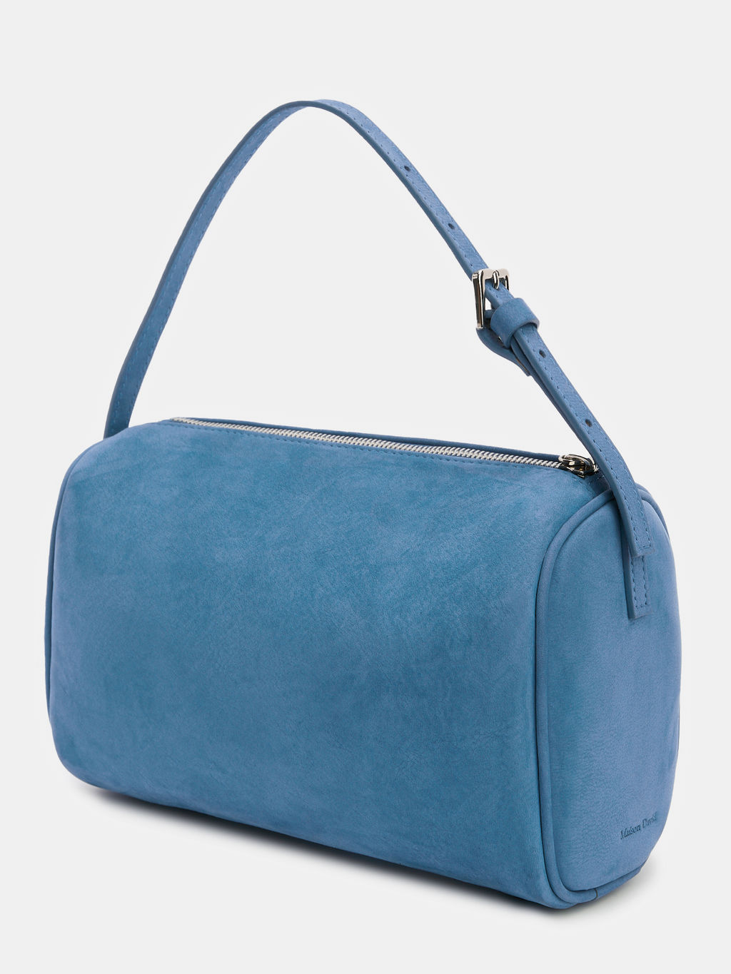 Женская сумка с ручкой MAISON DAVID MARY Артикул 4489210, серо-голубой  фото 4